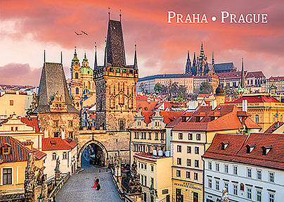 magnet Malá Strana, Mostecké věže s Pražským hradem