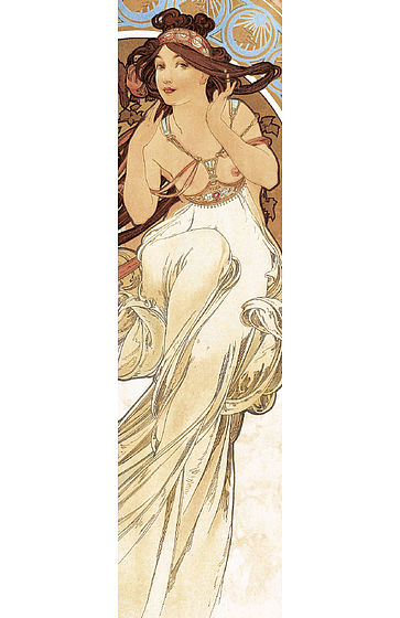 Lesezeichen Alfons Mucha Musik