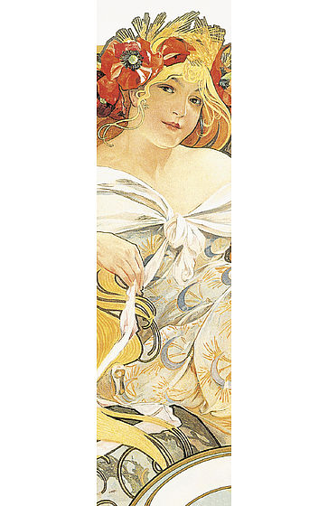 Lesezeichen Alfons Mucha Biscuits Lefèvre-Utile