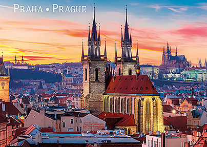 Magnet ¨Týn Church and Prague Castle