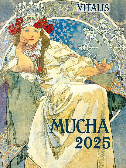 Minikalender Alfons Mucha 2025