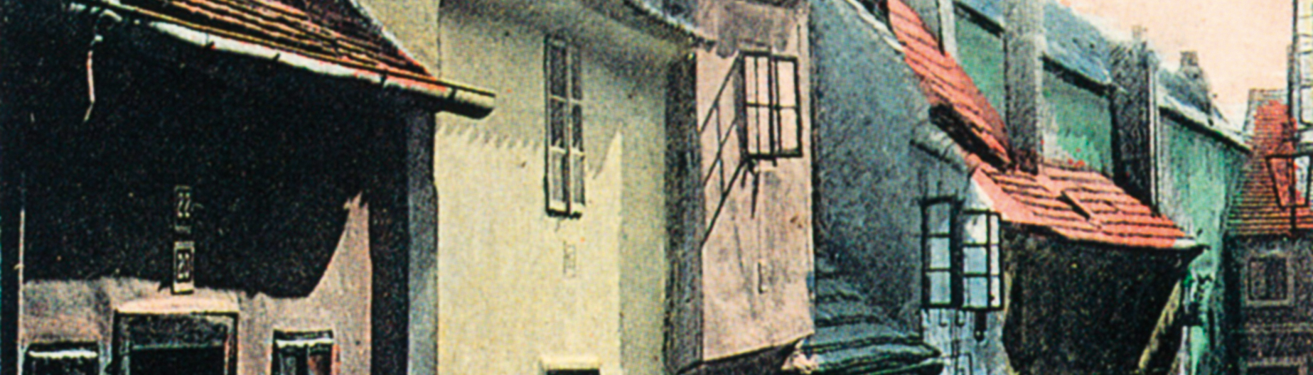 magnet Zlatá ulička okolo roku 1910