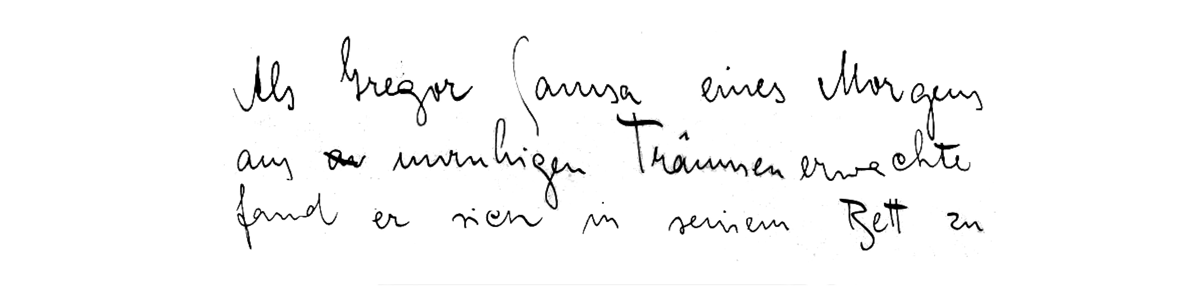 Pencil Franz Kafka Metamorphosis