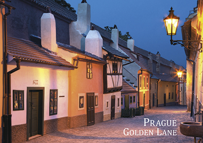 Magnet Goldenes Gässchen bei Nacht