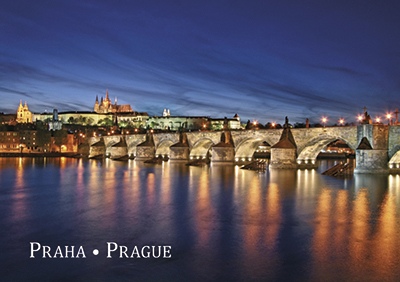 magnet Karlův most a Pražský hrad