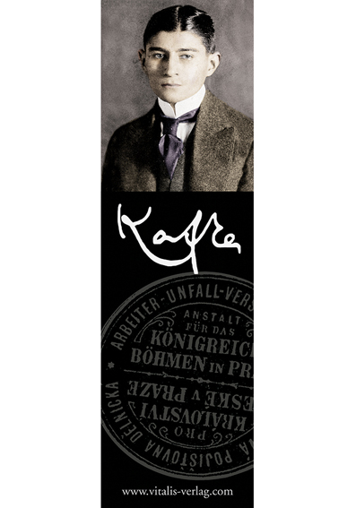 Lesezeichen mit Franz Kafka