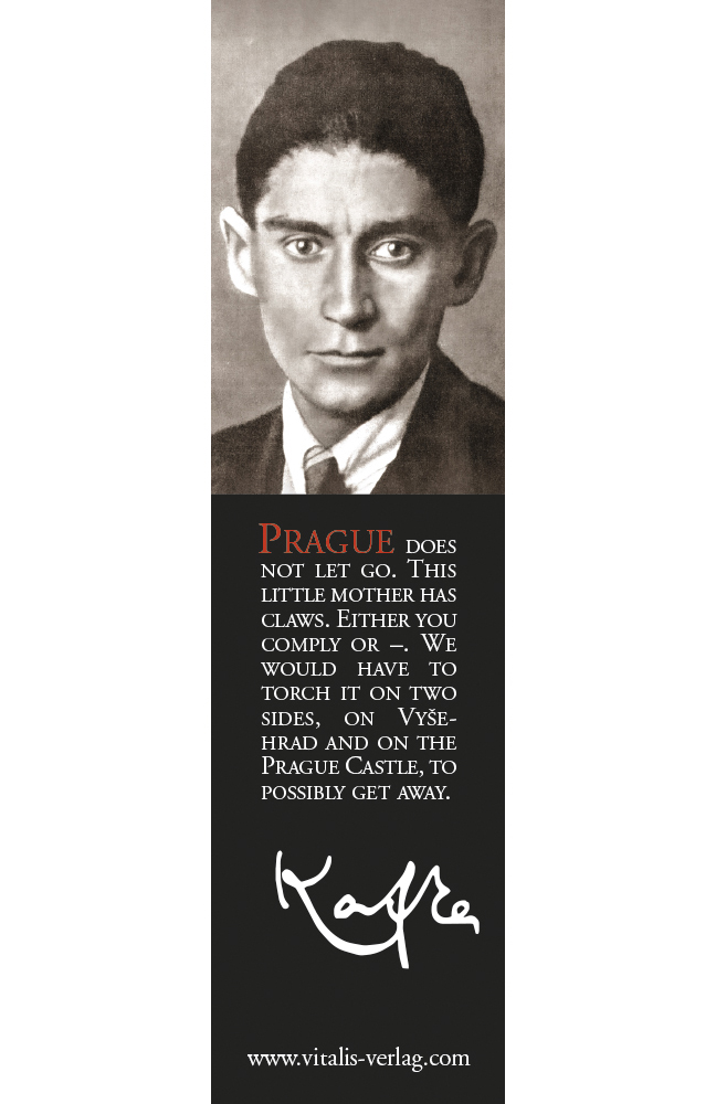 Lesezeichen Franz Kafka/Prag