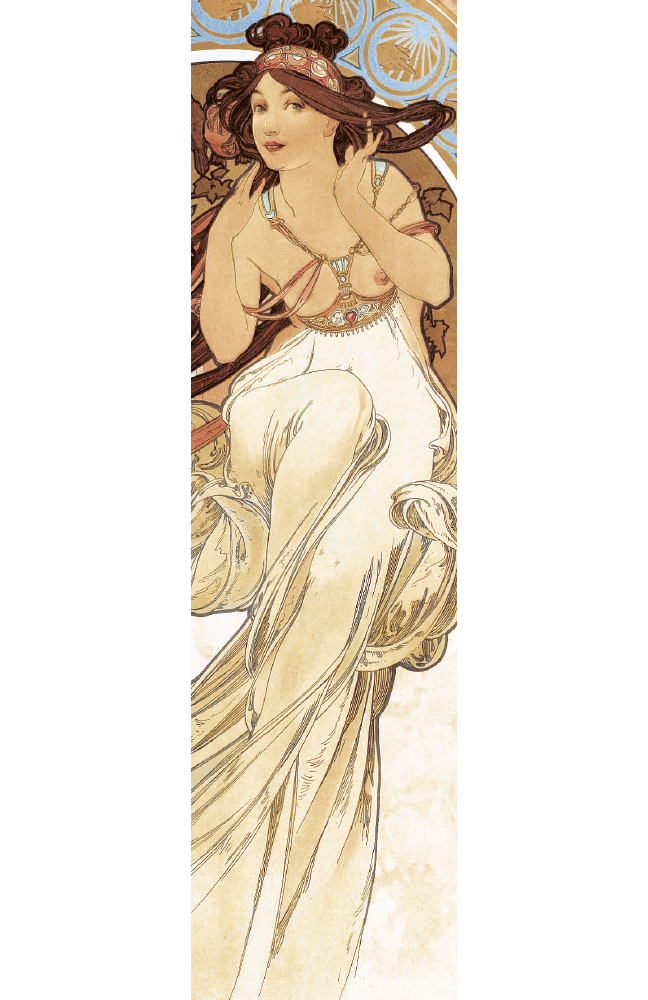 Lesezeichen Alfons Mucha Musik