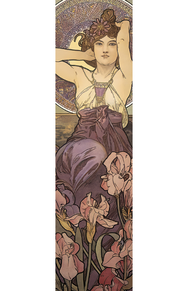 Lesezeichen Alfons Mucha Amethyst