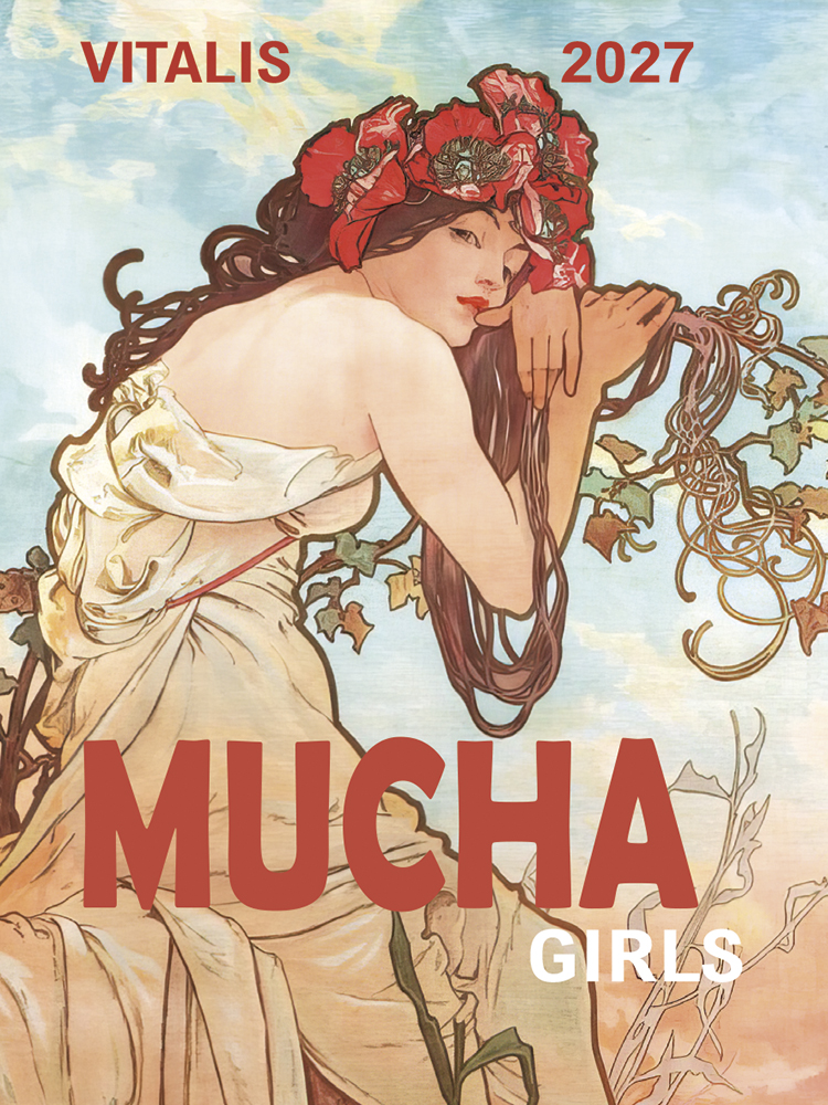 Minikalender Mucha Girls 2027