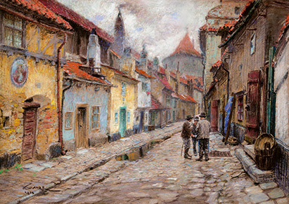  Poster Zlatá ulička od Wilhelma Gauseho