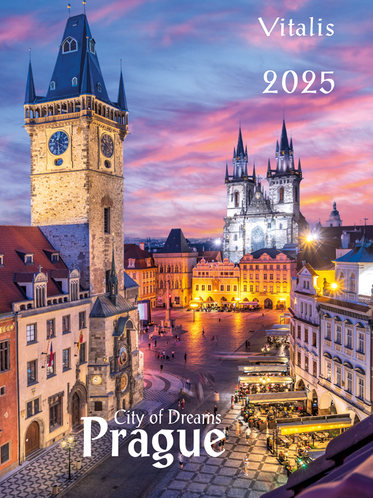 Minikalender Prague City of Dreams 2025, 9783899198997 Vitalis