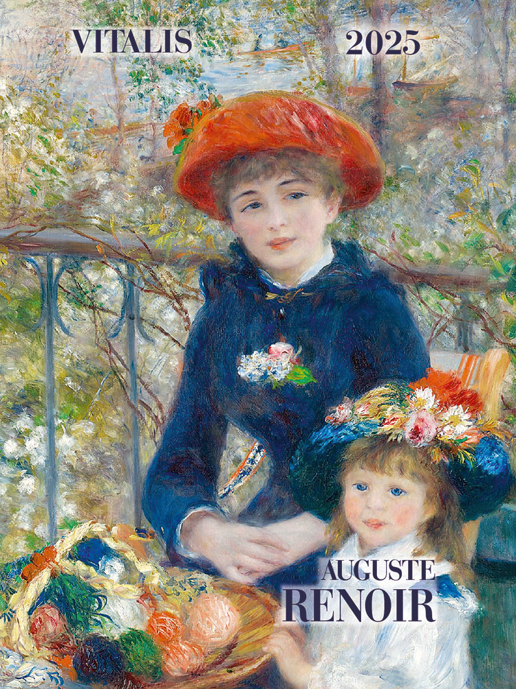 Minicalendar Auguste Renoir 2025, 9783899198966 Vitalis