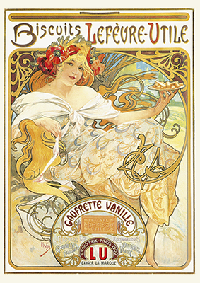 Poster Mucha Lefèvre-Utile