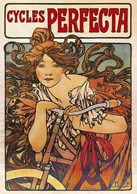 Poster Mucha Cycles Perfecta
