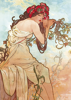 Poster Mucha Summer