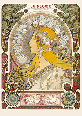 Poster Mucha Zodiac